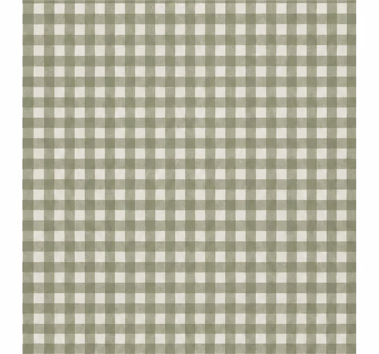 Rollo fenster grün mit kleinem gingham-muster - TenStickers