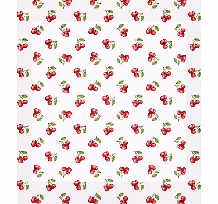 Rollo fenster hochzeit 180x180 kirschmuster - TenStickers