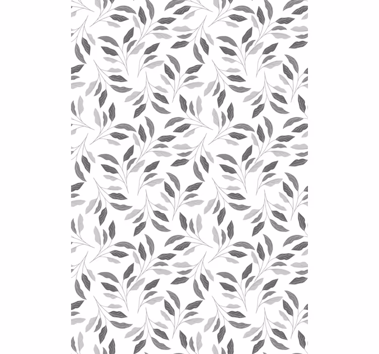 Rollo Fenster Blumen blattreiche eleganz - TenStickers