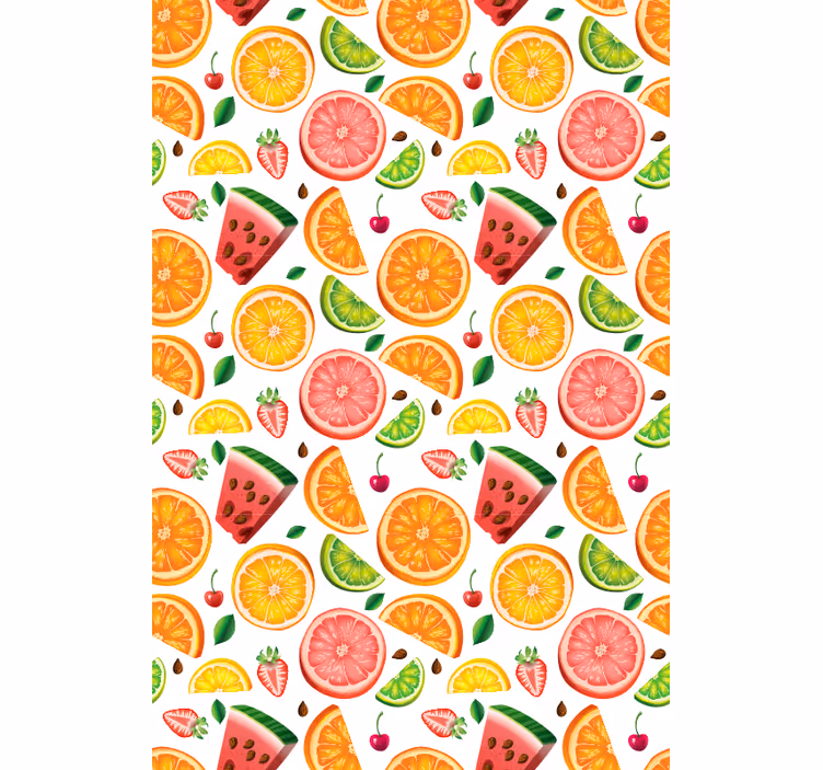 Rollo Fenster Obst zitrus-wassermelonen-muster - TenStickers