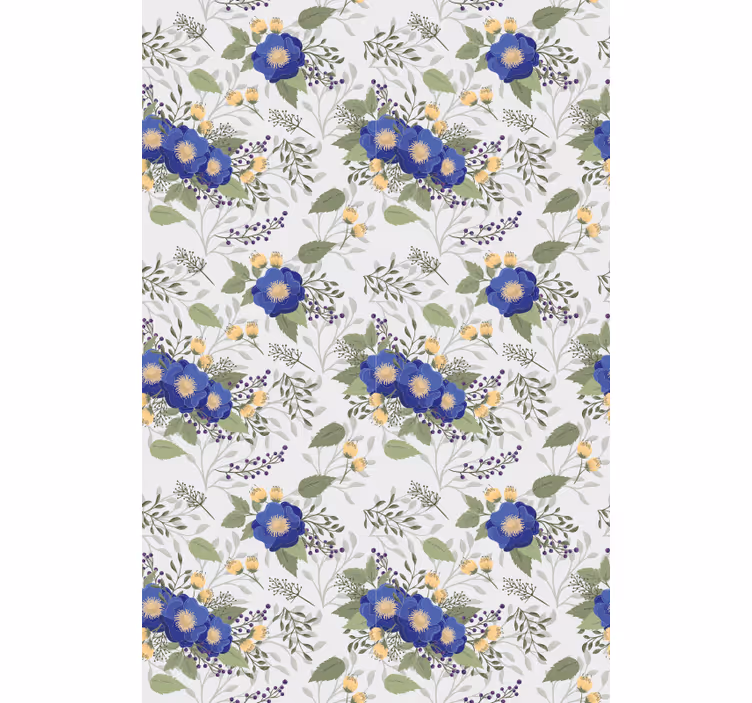 Mehrfarbige Blumen classic Rollo - TenStickers