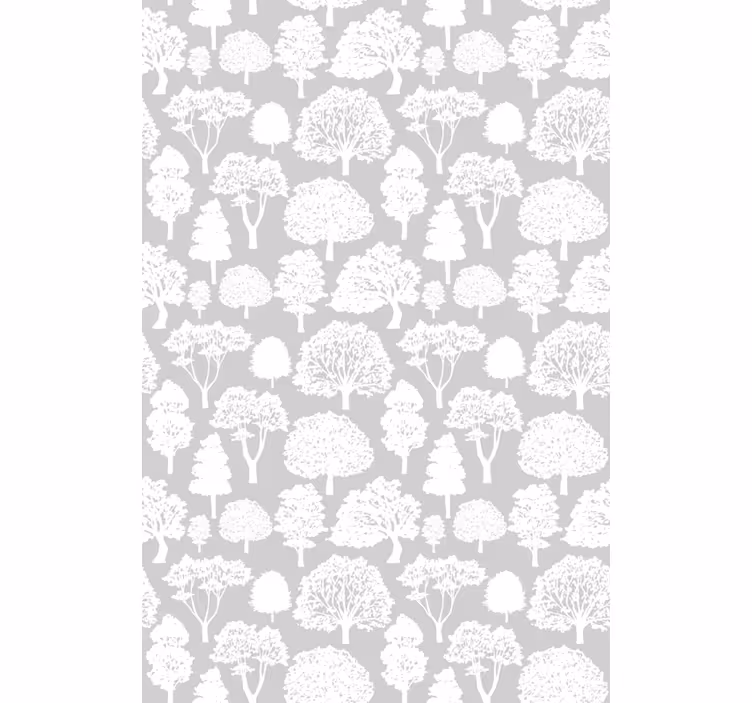 Rollo Fenster Baum baumsilhouetten - TenStickers