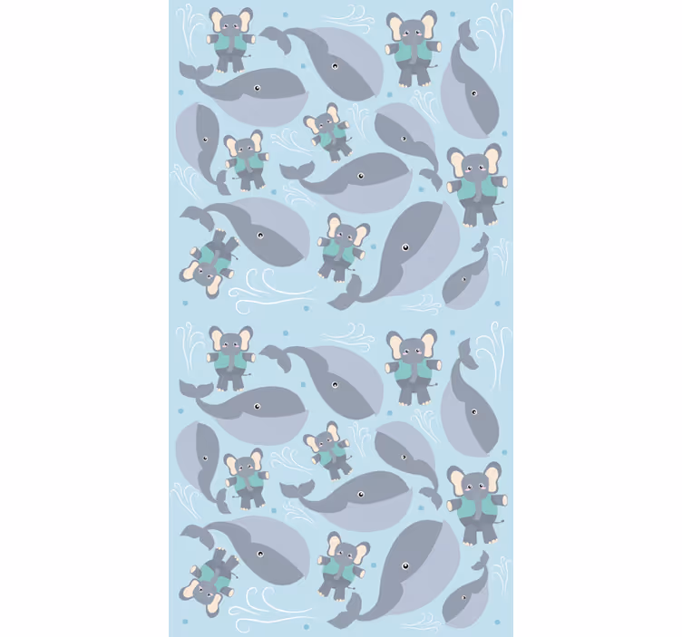 Rollo Fenster Babyzimmer verspielte tiere - TenStickers