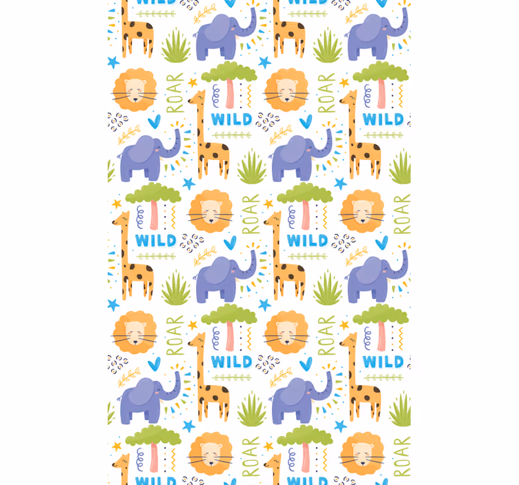 Dschungeltiere kinder blind - TenStickers