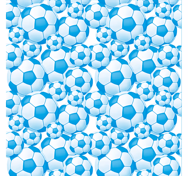 Rollo Fenster Fußball fußball muster dekor - TenStickers