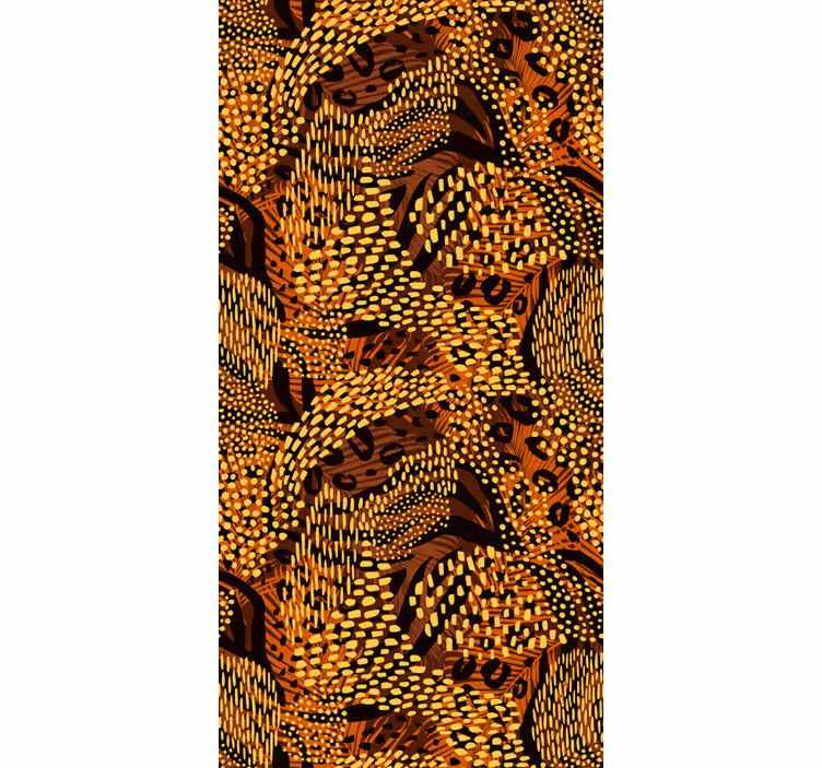 Leopard verzweigt Tierrollo - TenStickers