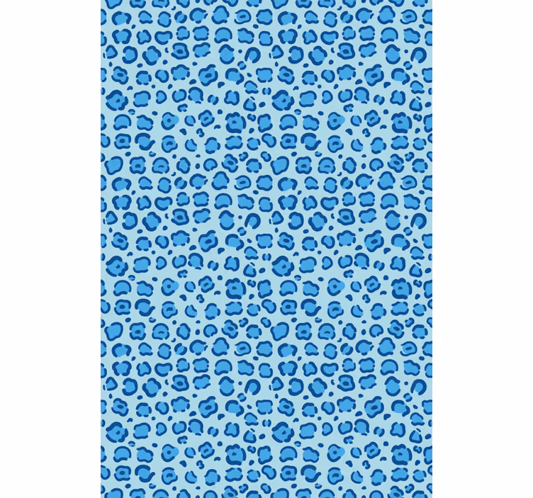 Blauer Leopardenmuster verschiedene Tierrollos - TenStickers