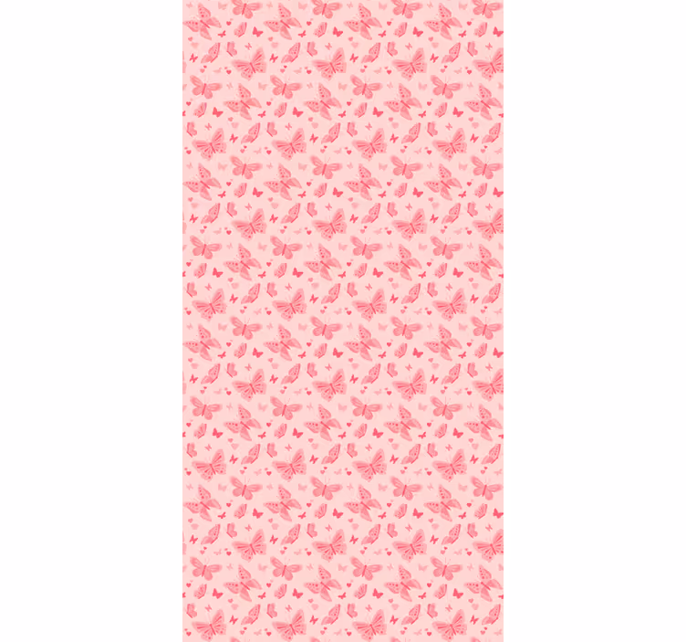 Rosa Schmetterling Kinder Rollo - TenStickers
