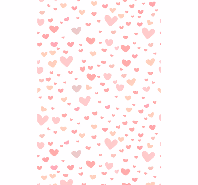 Rollo Fenster romantisch herz-muster-muster - TenStickers