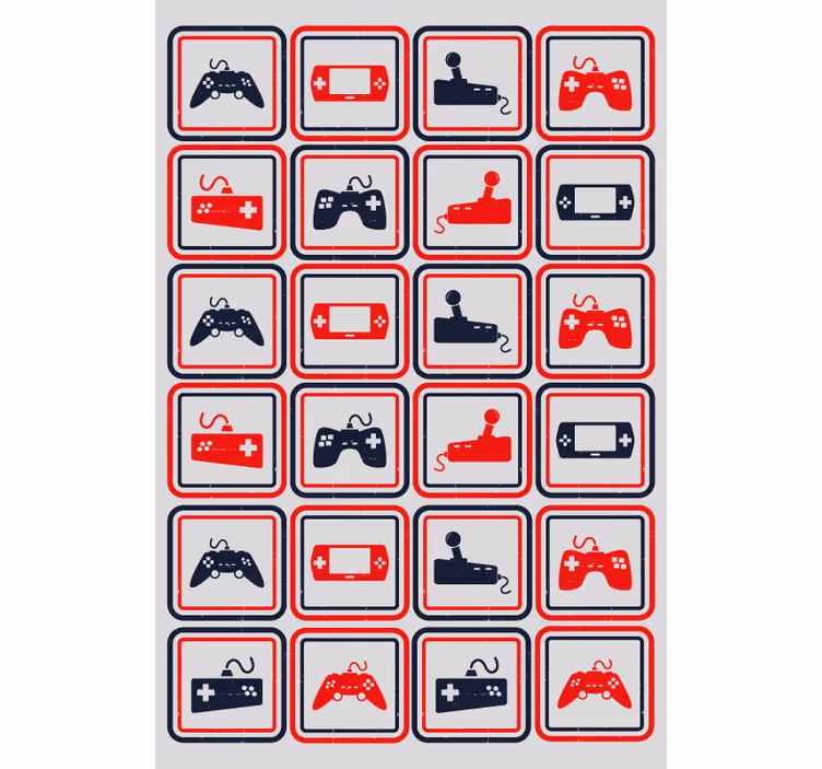 rollo Geeks Retro graue controller - TenStickers