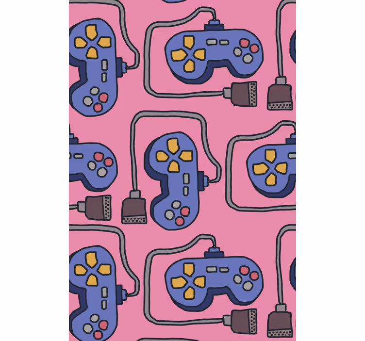 Rollo Fenster Gamer videospiel-controller - TenStickers