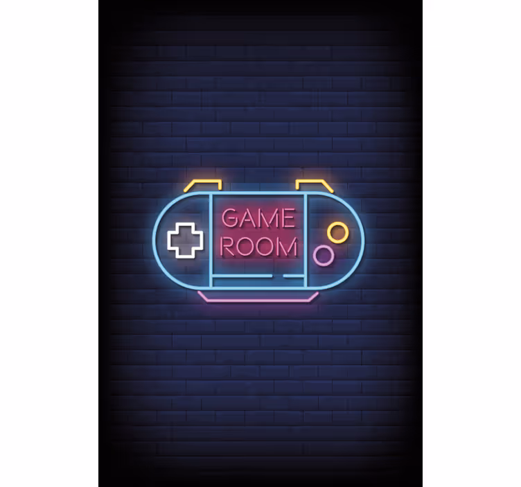 rollo Geeks Spielzimmer mit neonlicht - TenStickers