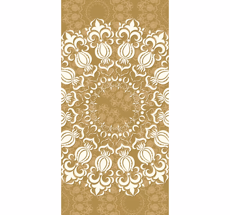 Rollo Fenster Elegant kunstvolles damast-design - TenStickers