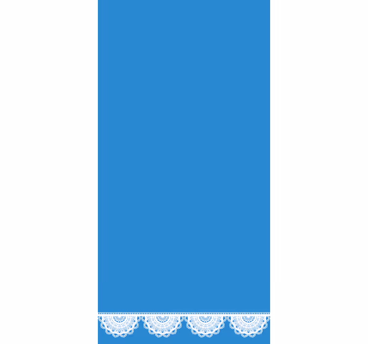 Rollo Fenster Muster farbton mit spitzendetail - TenStickers