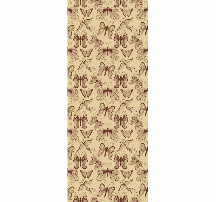 Rollo fenster schmetterlinge filigranes muster - TenStickers
