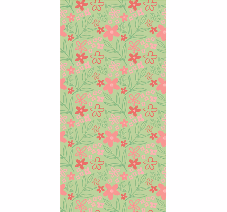 Rollo Fenster Blumen bezauberndes blumenthema - TenStickers