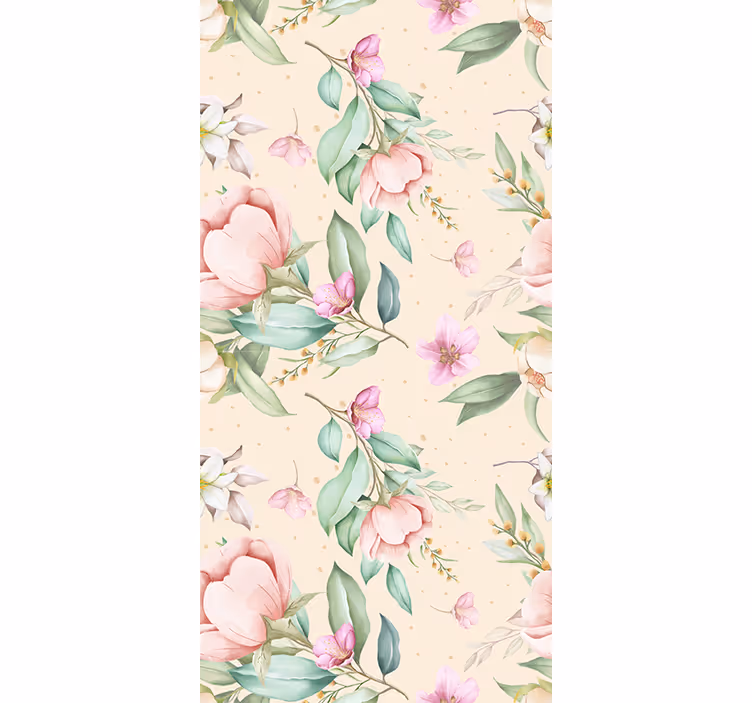 rollo für Balkon Originales blumenmuster - TenStickers