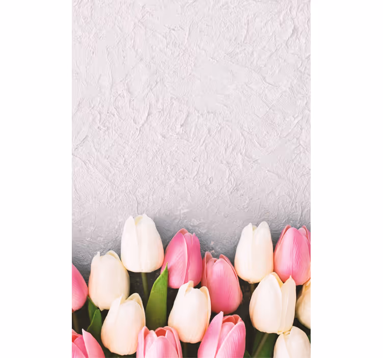 Rollo Fenster Blumen tulpenblütenarrangement - TenStickers