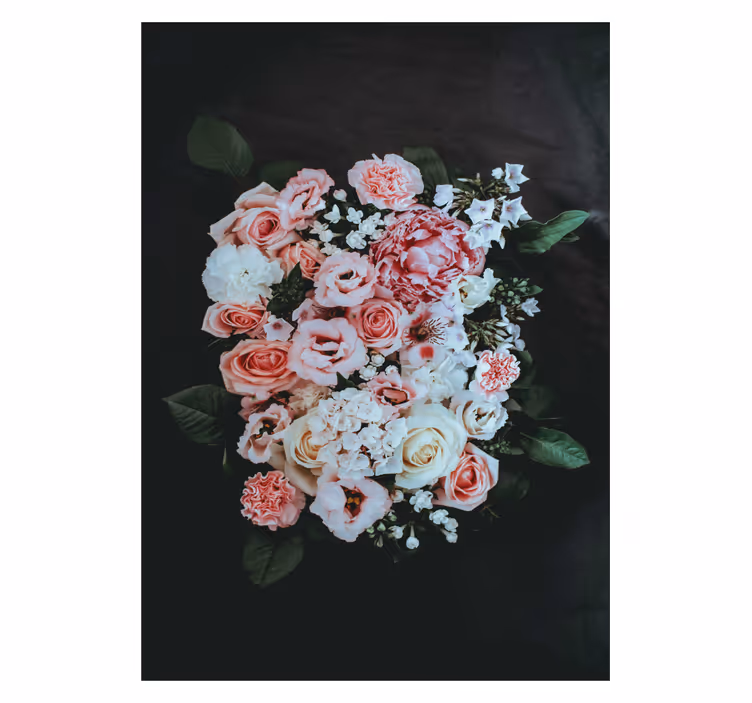 Rollo Fenster Blumen blühendes blumenarrangement - TenStickers