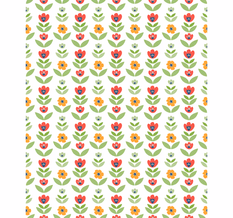 Rollo Fenster Blumen bezauberndes blumenmuster - TenStickers