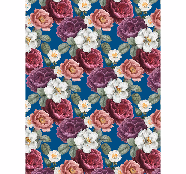 Rollo Fenster Blumen lebendiges rosenarrangement - TenStickers