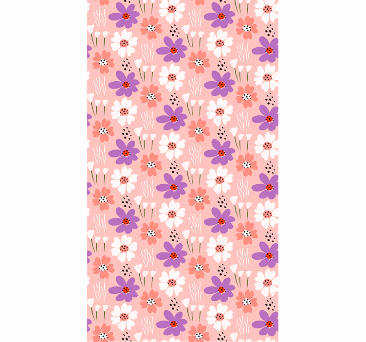 Rollo fenster blumen blumendesign freude - TenStickers