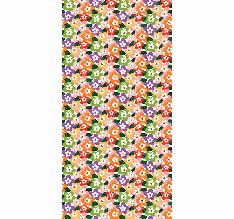 Rollo Fenster Blumen blühendes arrangement - TenStickers