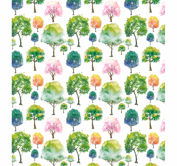 Rollo Fenster Baum saisonales muster - TenStickers