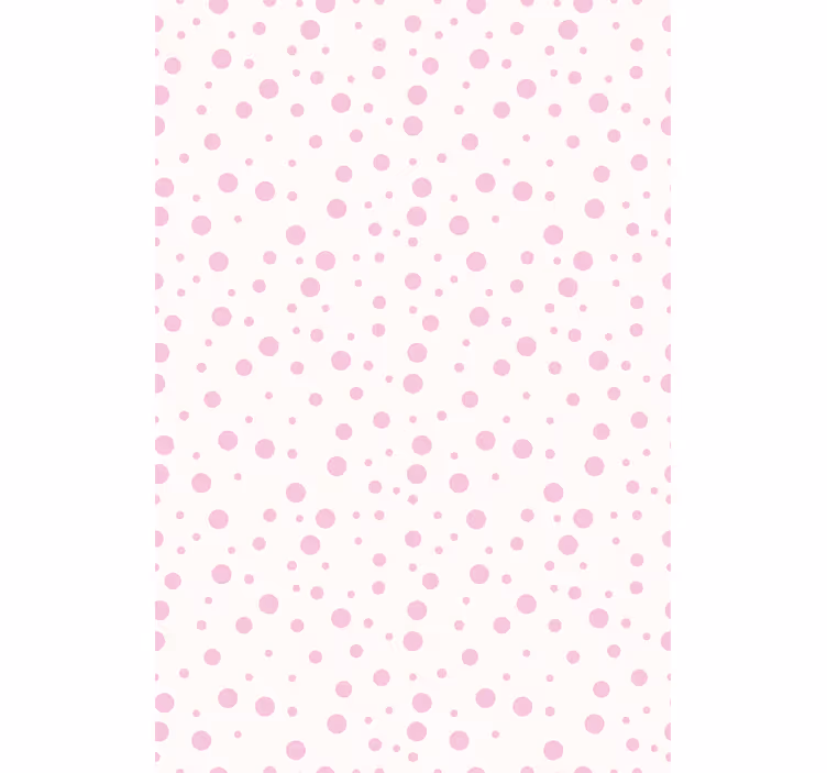 Rollo fenster jugendzimmer mit pinken punkten - TenStickers