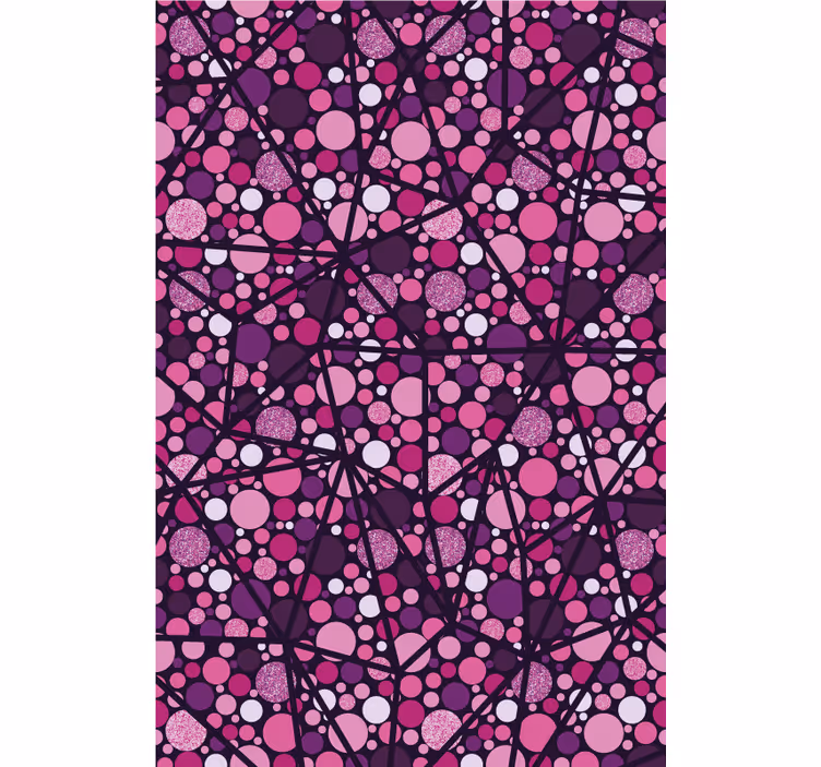 Rollo Fenster Muster geometrisches blasenmuster - TenStickers