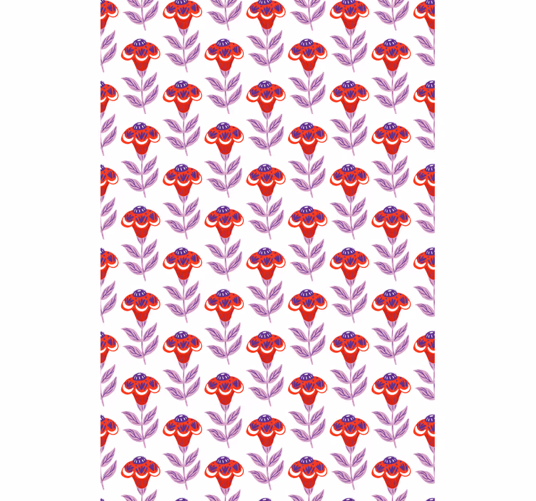 Rollo Fenster Blumen lebendiges blumenthema - TenStickers