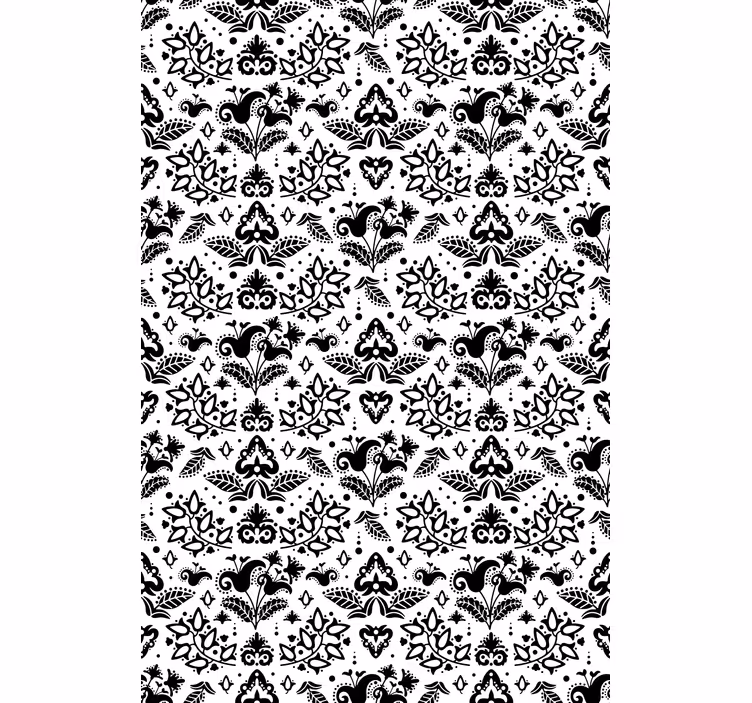 Rollo Fenster Blumen elegante florale elemente - TenStickers