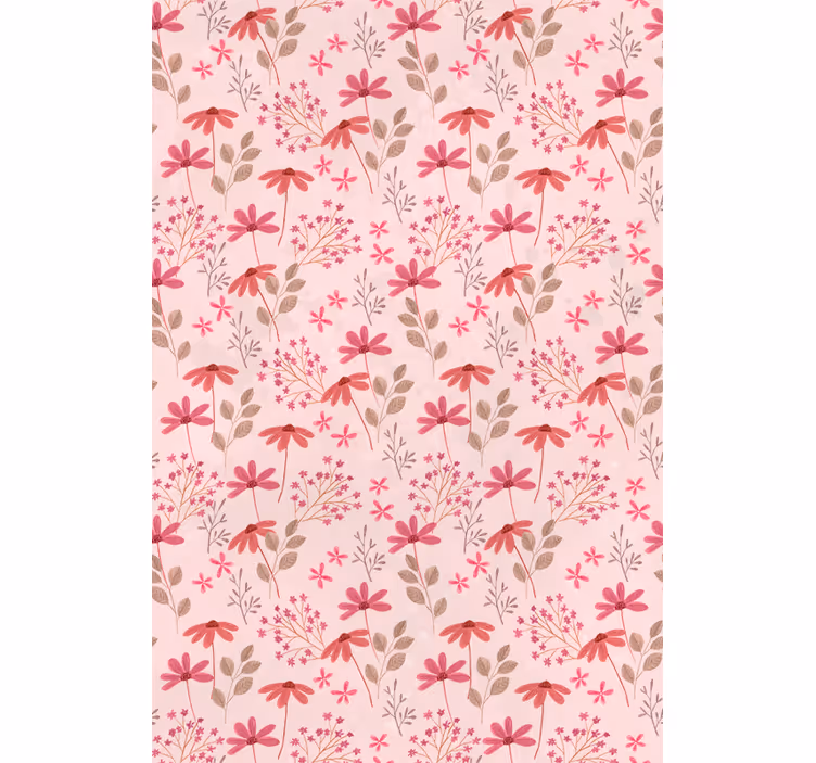 Rollo Fenster Blumen botanisches arrangement freude - TenStickers