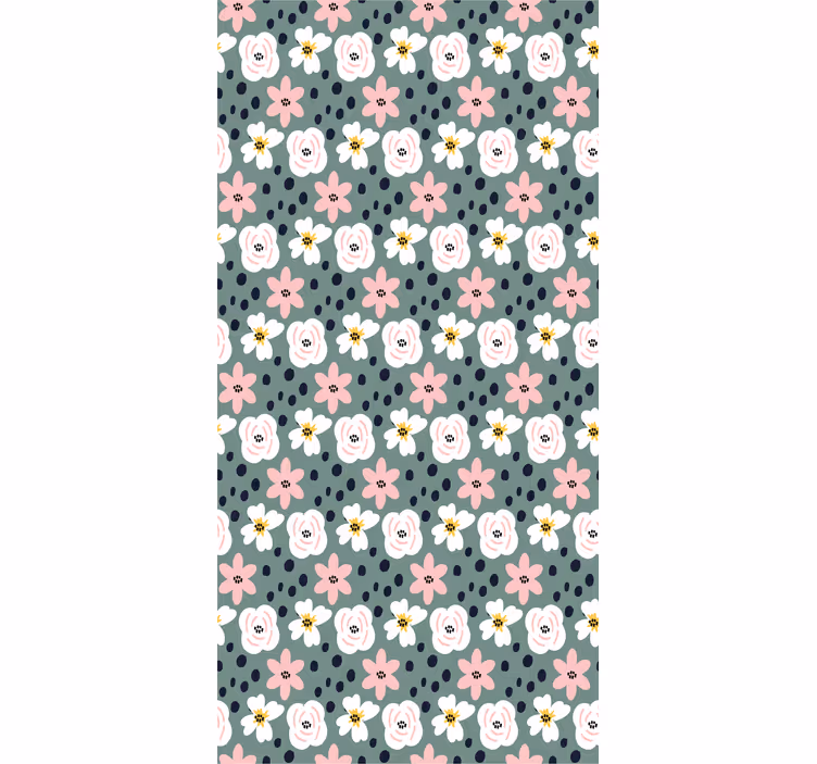 Rollo modern Gänseblümchen- und narzissenblumenmuster - TenStickers