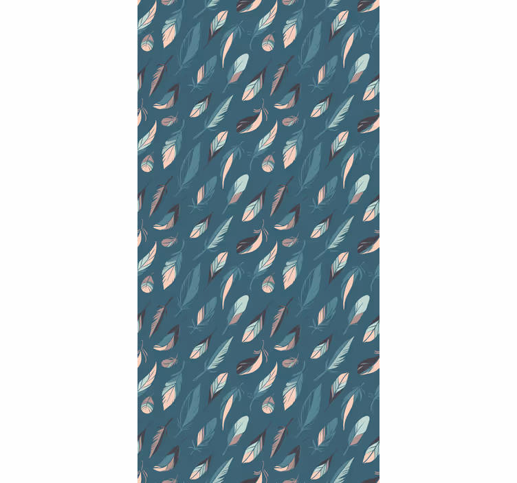 Rollo modern Gezeichnete vintage-federn - TenStickers