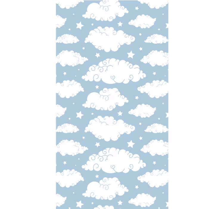 Kind Rollos Weiße süße wolken - TenStickers