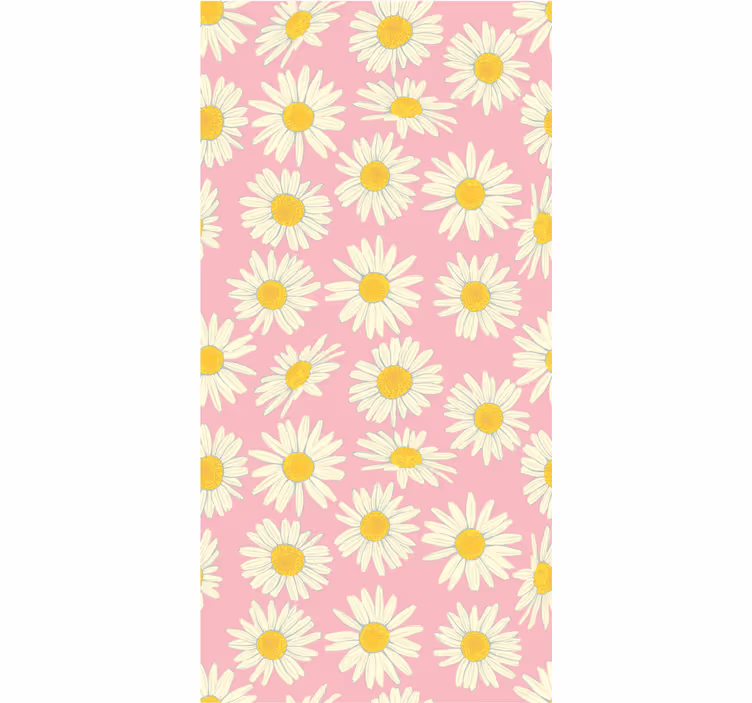 Rollo Fenster Blumen gänseblümchen muster blüte - TenStickers