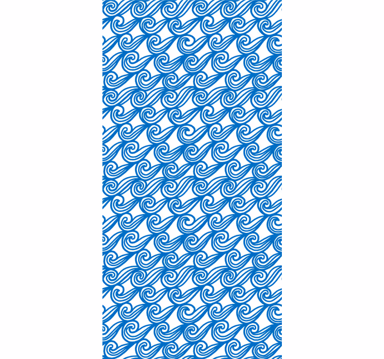 Rollo Fenster Muster fließendes wellenmuster - TenStickers
