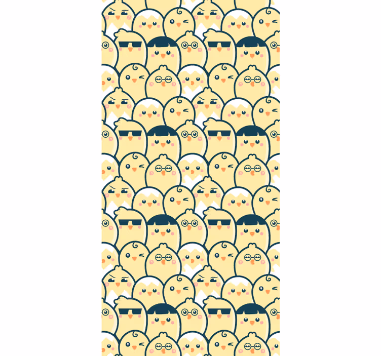 rollo mit mehr Tieren Emoji gelbe küken - TenStickers