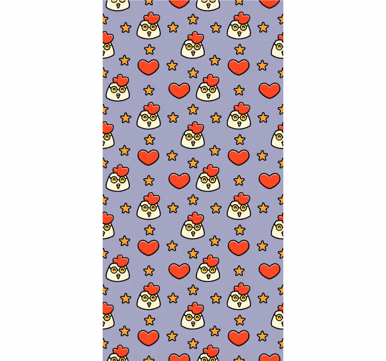 Rollo Fenster Tiere sternenhuhn-muster - TenStickers