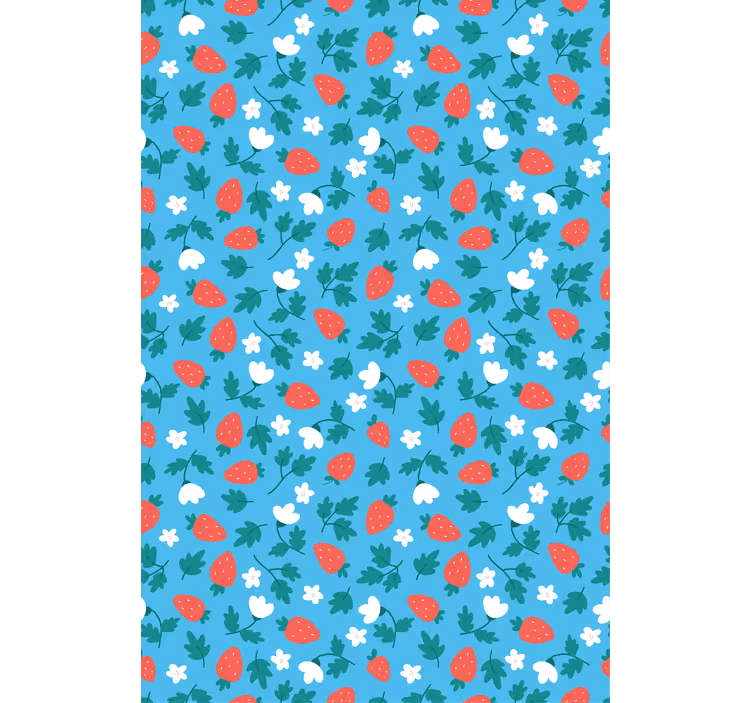 Rollo fenster obst mit frischem erdbeerdesign - TenStickers