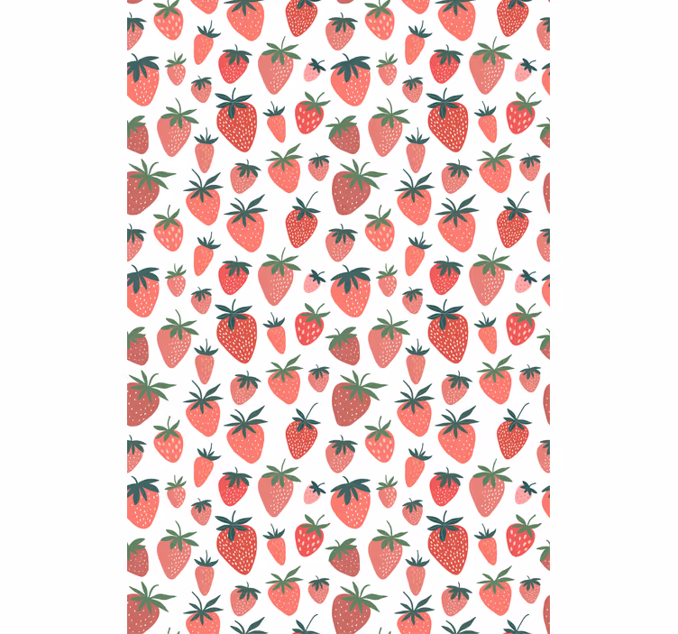 Rollo fenster obst erdbeer-muster design - TenStickers