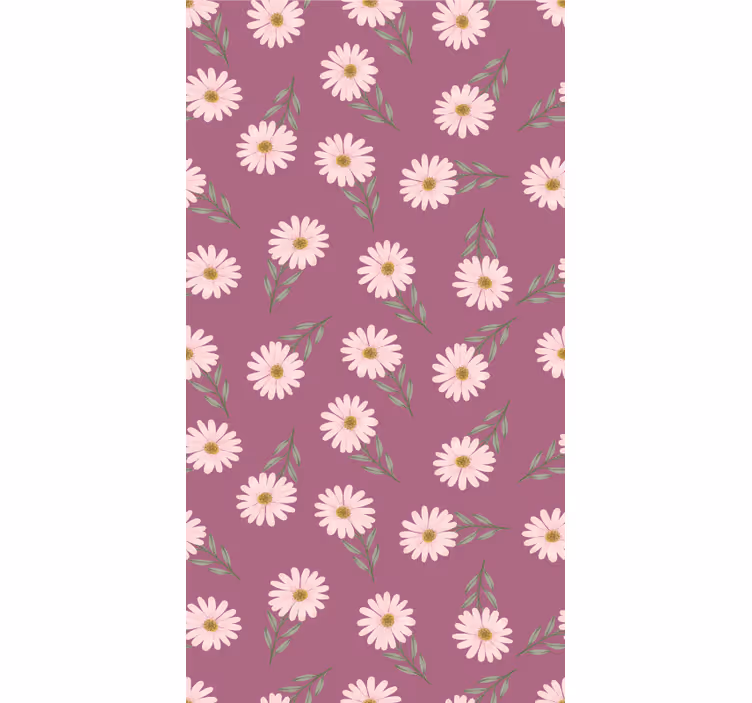Rollo fenster blumen im gänseblümchen design - TenStickers