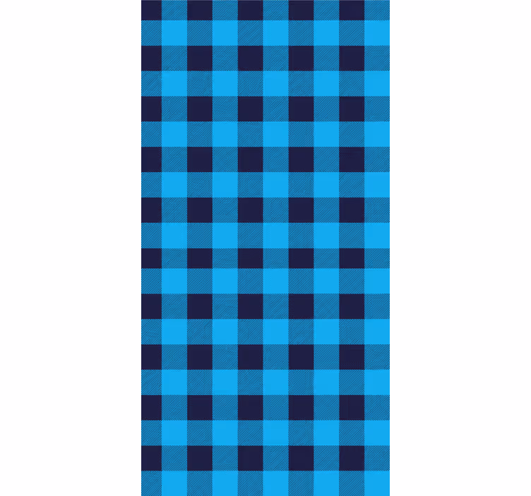 Rollo Fenster Muster kariertes musterdesign - TenStickers