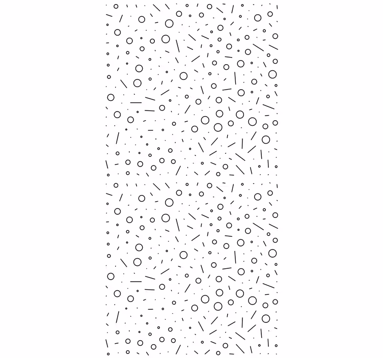 Fenster Rollo modern abstraktes kreisförmiges muster - TenStickers