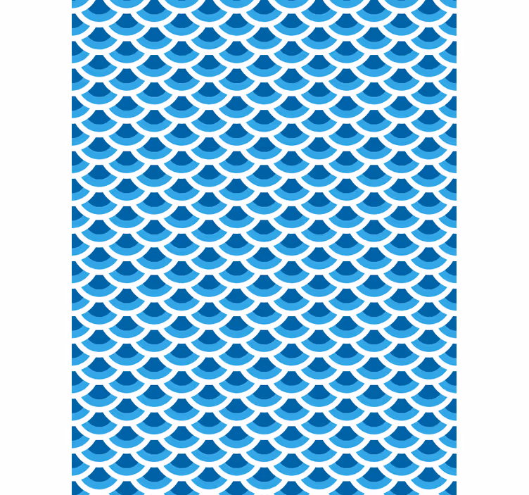 Rollo fenster muster wellenmuster ocean wave - TenStickers