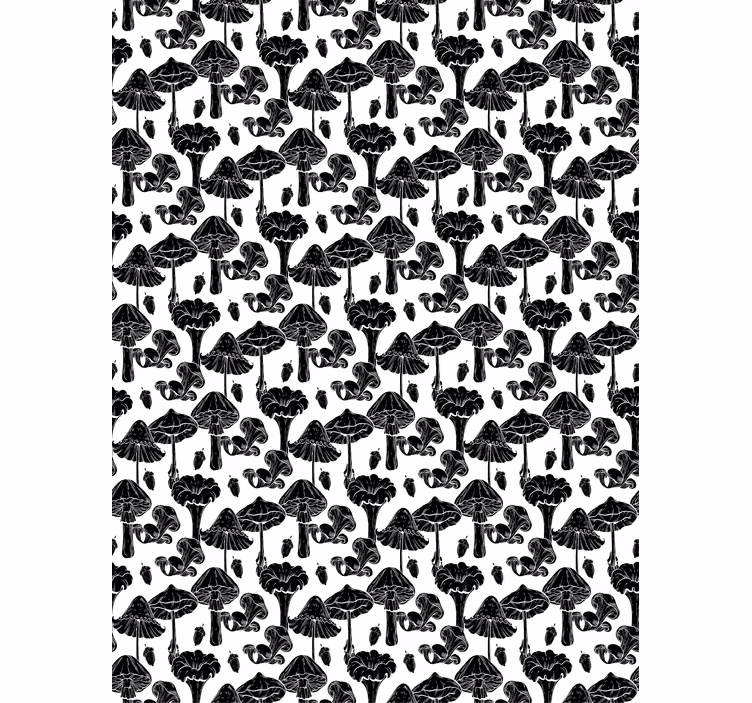 Rollo Fenster Blumen pilz-muster - TenStickers
