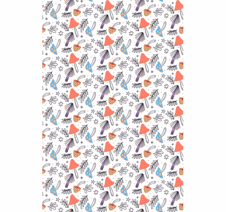 Rollo Fenster Blumen flippiges blumendesign - TenStickers