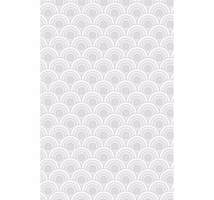 Rollo fenster muster mit geschwungenen grauen motiven - TenStickers