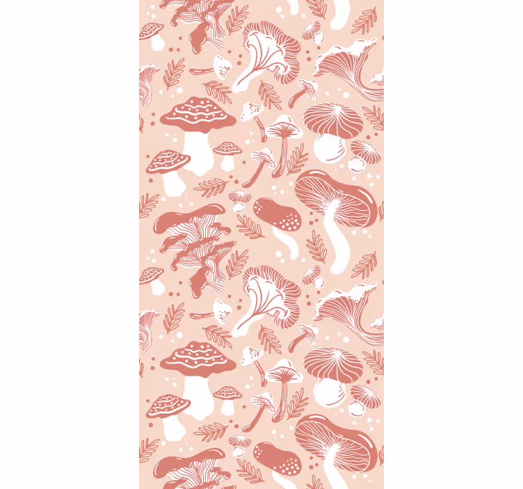 Rollo Fenster Blumen und Pflanzen pilzartenmuster - TenStickers